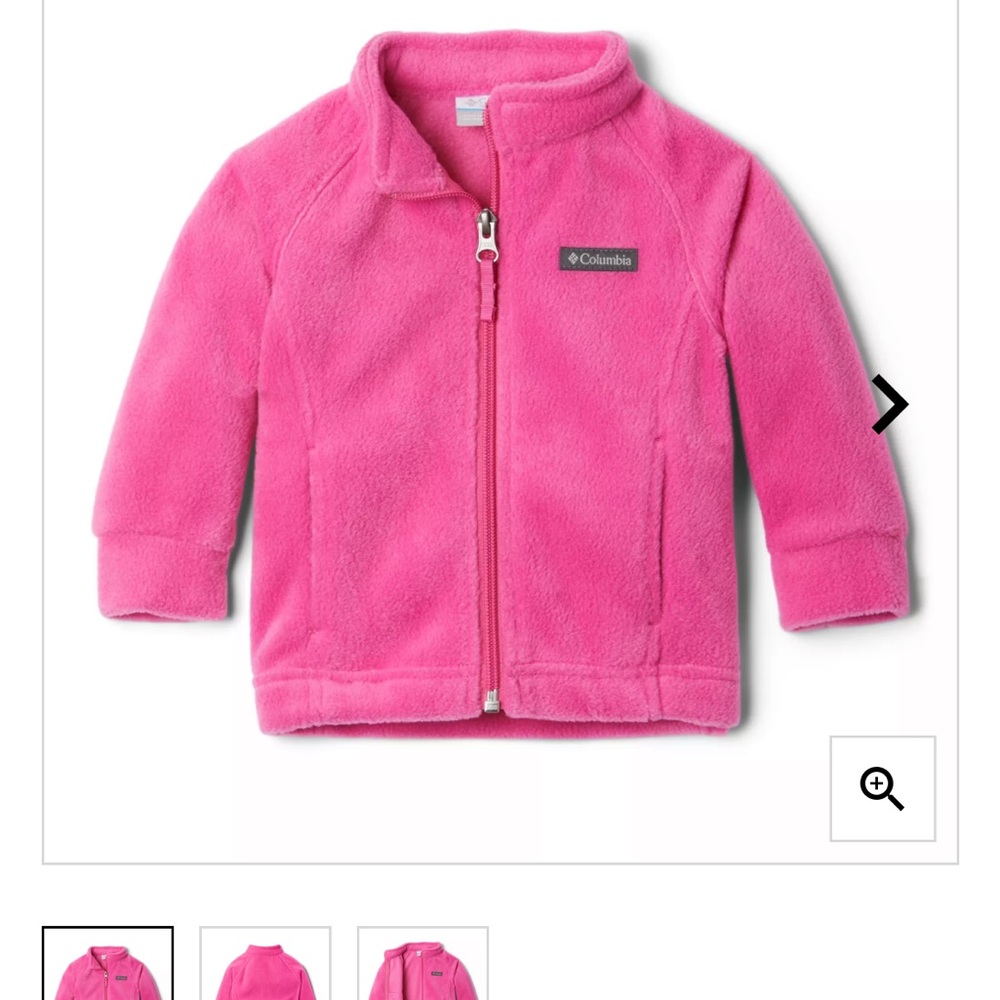Girls’ Infant Benton Springs™ Fleece Jacket. Pink. 6-12 months.